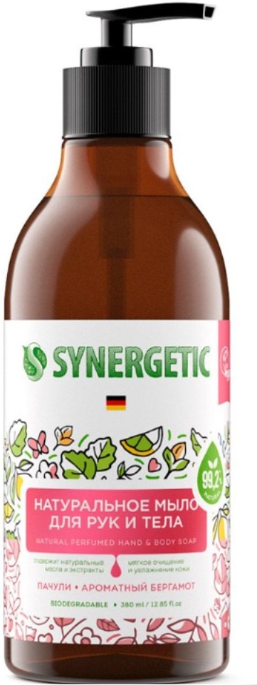 

Жидкое мыло Synergetic Пачули и ароматный бергамот 380мл (9801110012)