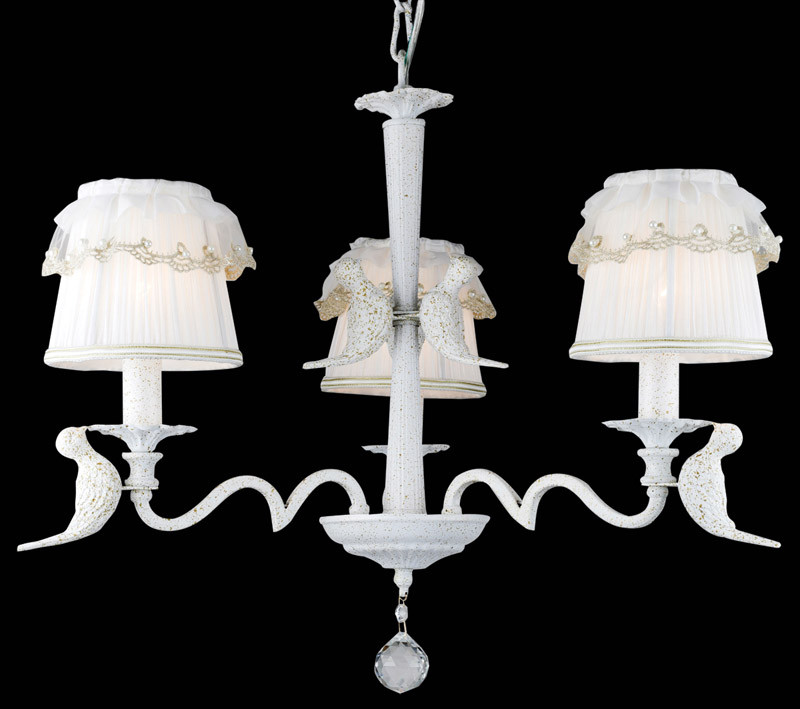 

Подвесная люстра Natali Kovaltseva Люстра 3 x E14, 40W, [ORIOLE 70011-3C WHITE GOLD], Люстра 3 x E14, 40W,