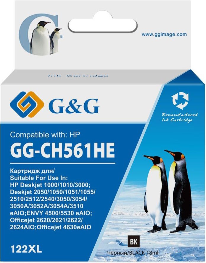 

Картридж струйный GG GG-CH561HE черный