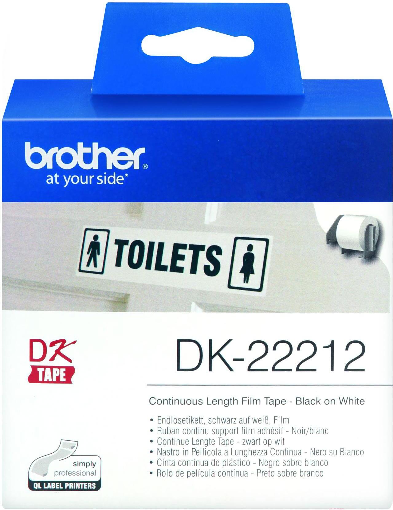 

Термобумага Brother DK-22212, Картридж Brother DK-22212
