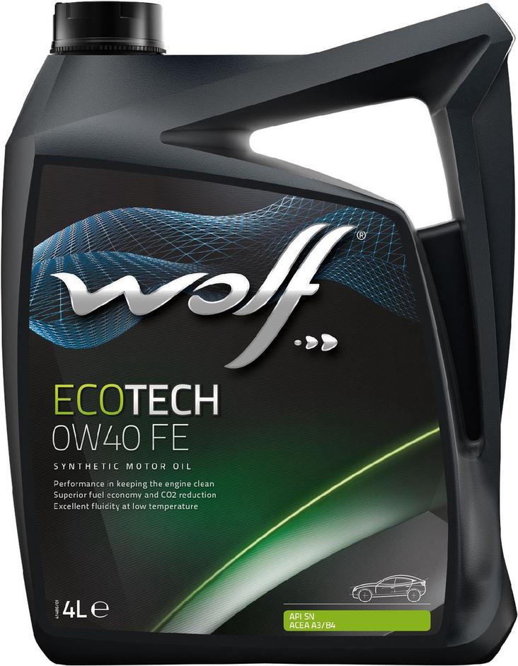 

Моторное масло Wolf EcoTech 0W40 FE 4л, EcoTech 0W40 FE 4л