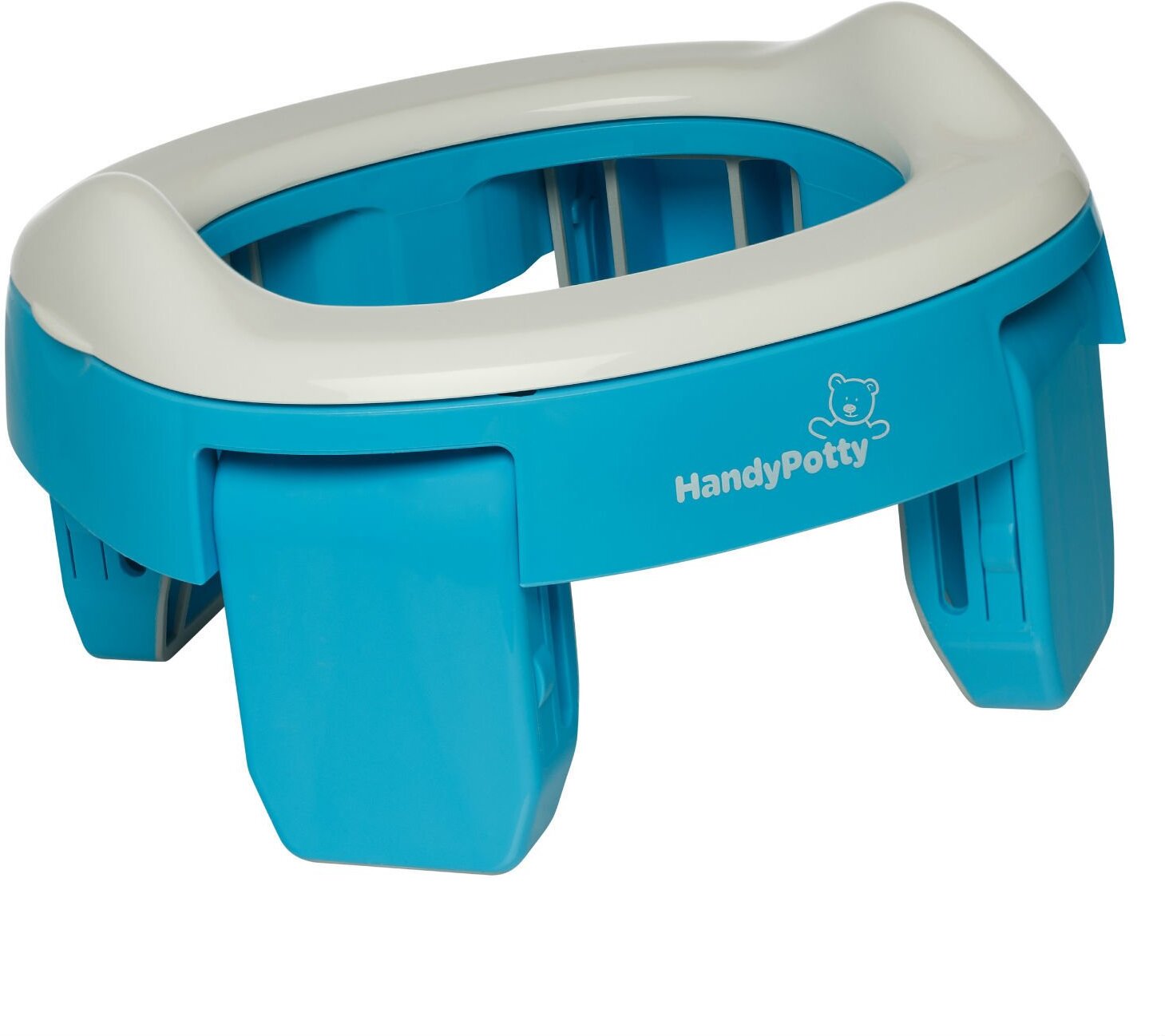 

Дорожный горшок Roxy-Kids HandyPotty + 3 одноразовых пакета голубой (HP-250B)