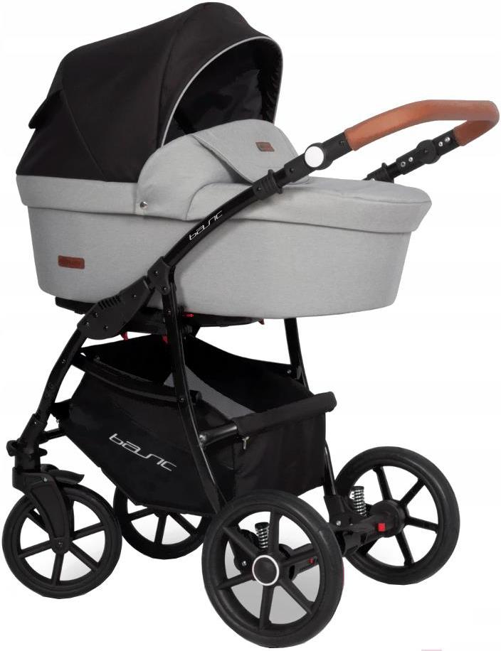 

Детская универсальная коляска 3в1 Riko Basic 02/Grey Fox, Basic 3в1 02