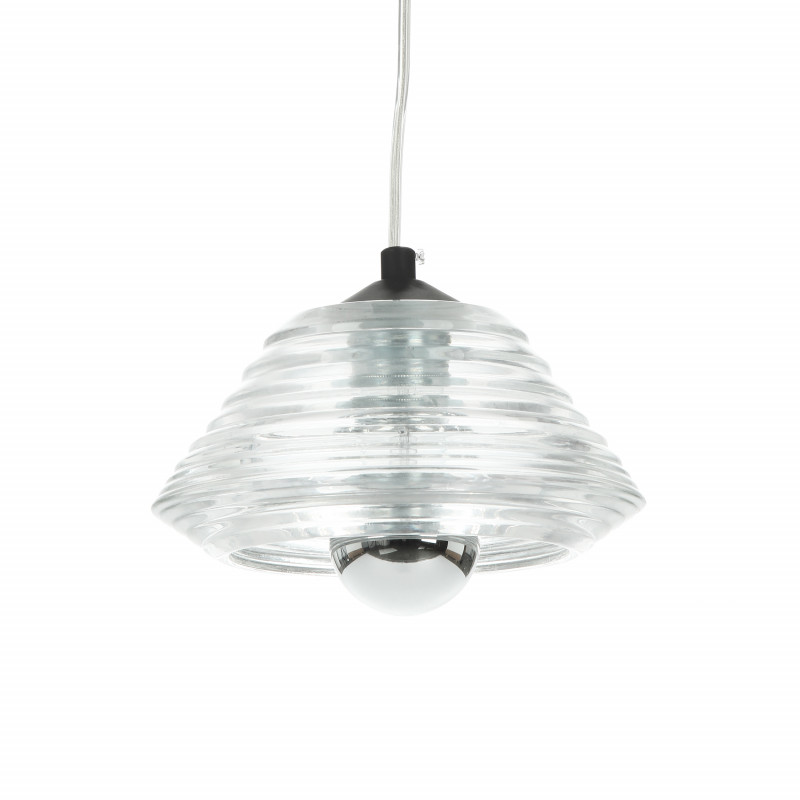 

Подвесной светильник Cosmo Подвесной светильник Pressed Glass Bowl [P8619-B], Подвесной светильник Pressed Glass Bowl