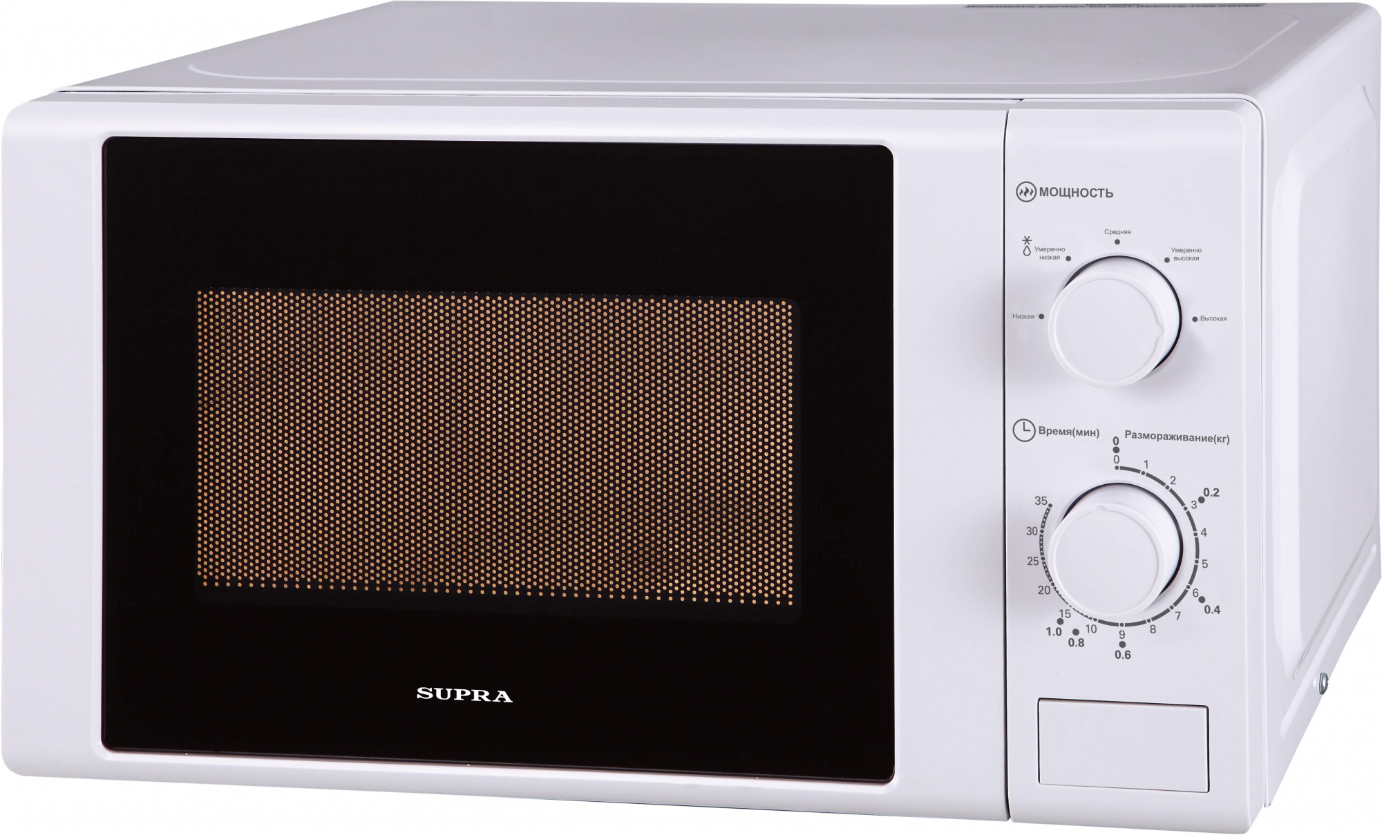 

Микроволновая печь Supra 20MW66 белый/черный