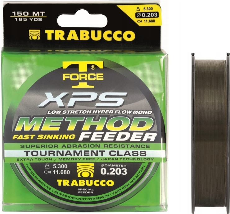 

Леска монофильная Trabucco T-FORCE XPS METHOD FEEDER 150 м 0,28 мм [053-96-280], Леска монофильная Trabucco T-FORCE XPS METHOD FEEDER 150 м 0,28 мм 053-96-280