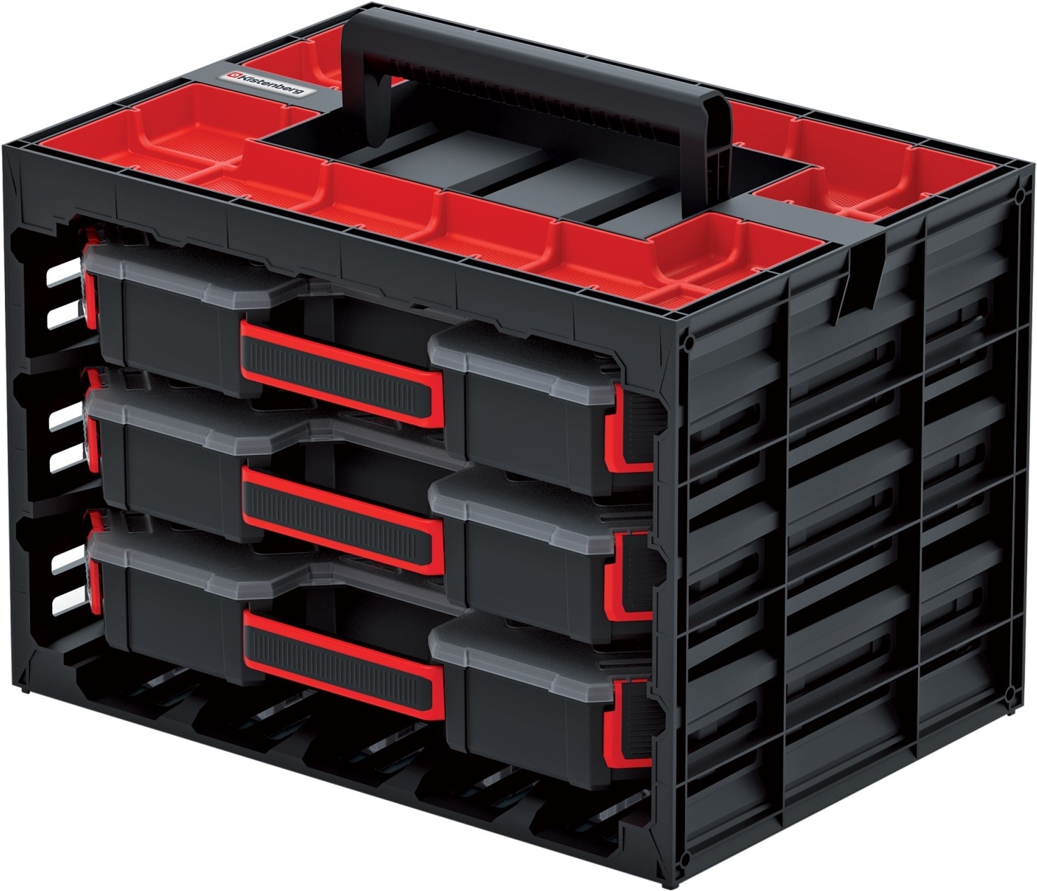

Органайзер для инструмента Kistenberg Organizer Tager Case 3шт черный [KTC40306S-S411], Органайзер для инструмента Kistenberg Organizer Tager Case 3шт KTC40306S-S411 черный