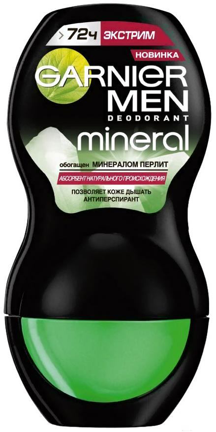 

Шариковый дезодорант Garnier Mineral Men экстрим 50мл, Mineral Men экстрим 50мл