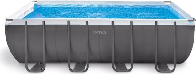 

Каркасный бассейн Intex 26356 549x274, Бассейн каркасный ULTRA FRAME 26356 (+фильтр-насос 4500 л.ч, лестница, тент, подложка) 549х274х132см