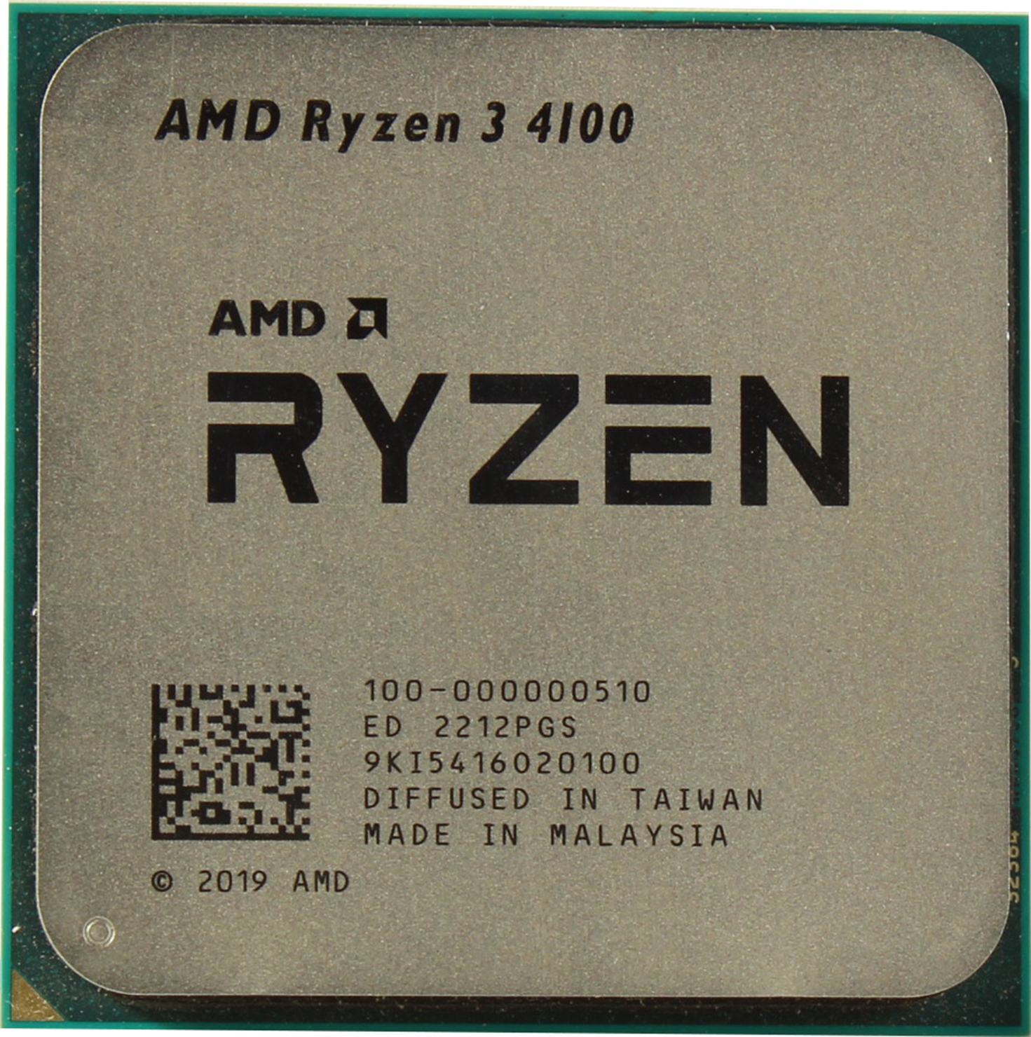 

Процессор AMD Ryzen 3 4100 OEM (100-000000510), Процессор AMD Ryzen 3 4100