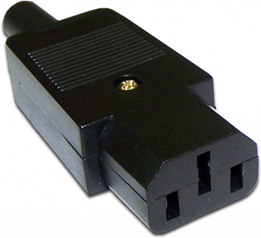 

Вилка LANMASTER LAN-IEC-320-C13 черный