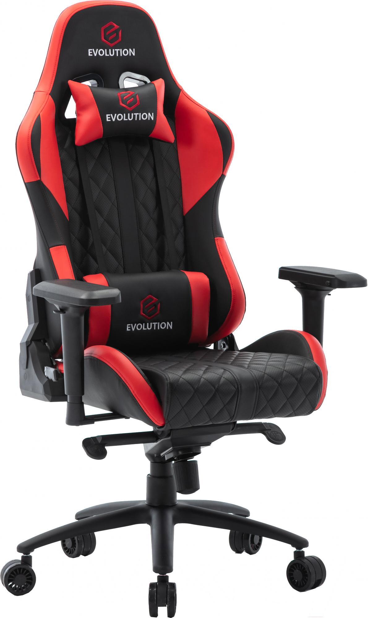 

Геймерское кресло Evolution Racer M Black/Red, Офисное кресло Evolution Racer M Black/Red