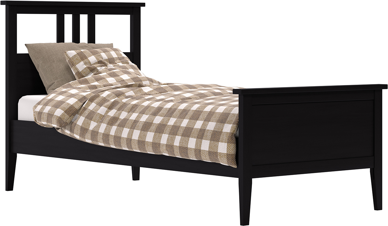 

Кровать Leset Мира 90х200 c основанием черный