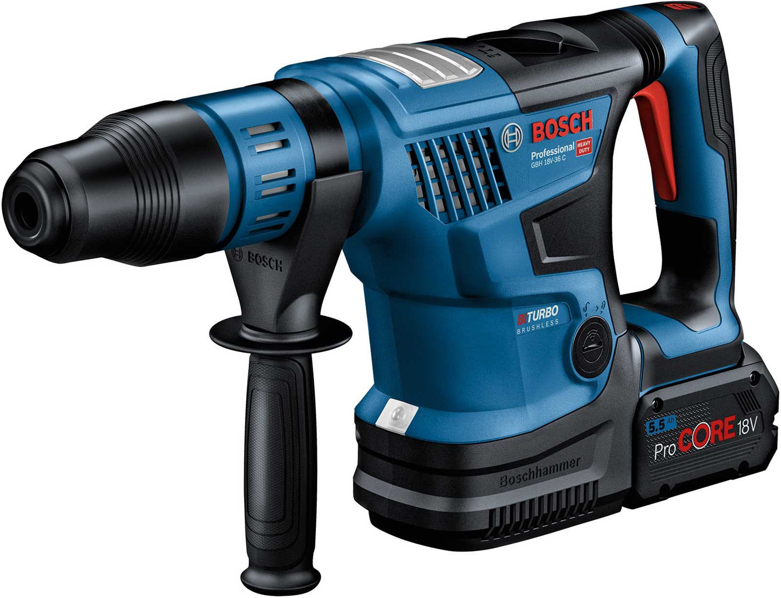 

Перфоратор Bosch GBH 18V-36 C [0611915021], Перфоратор Bosch GBH 18V-36 C Professional 0611915021 (без АКБ)