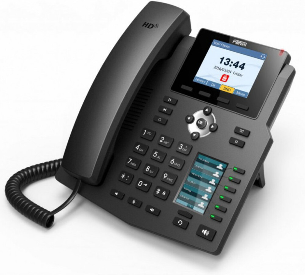 

IP-телефония FANVIL X4U, IP-телефон Fanvil X4U черный