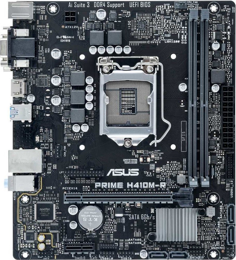 

Материнская плата ASUS Prime H410M-R