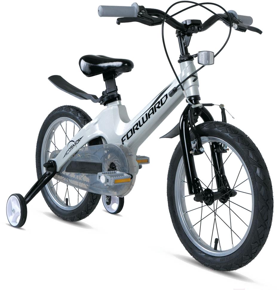 

Велосипед детский Forward Cosmo 18'' 2.0 2020 серый, Cosmo 18 2.0