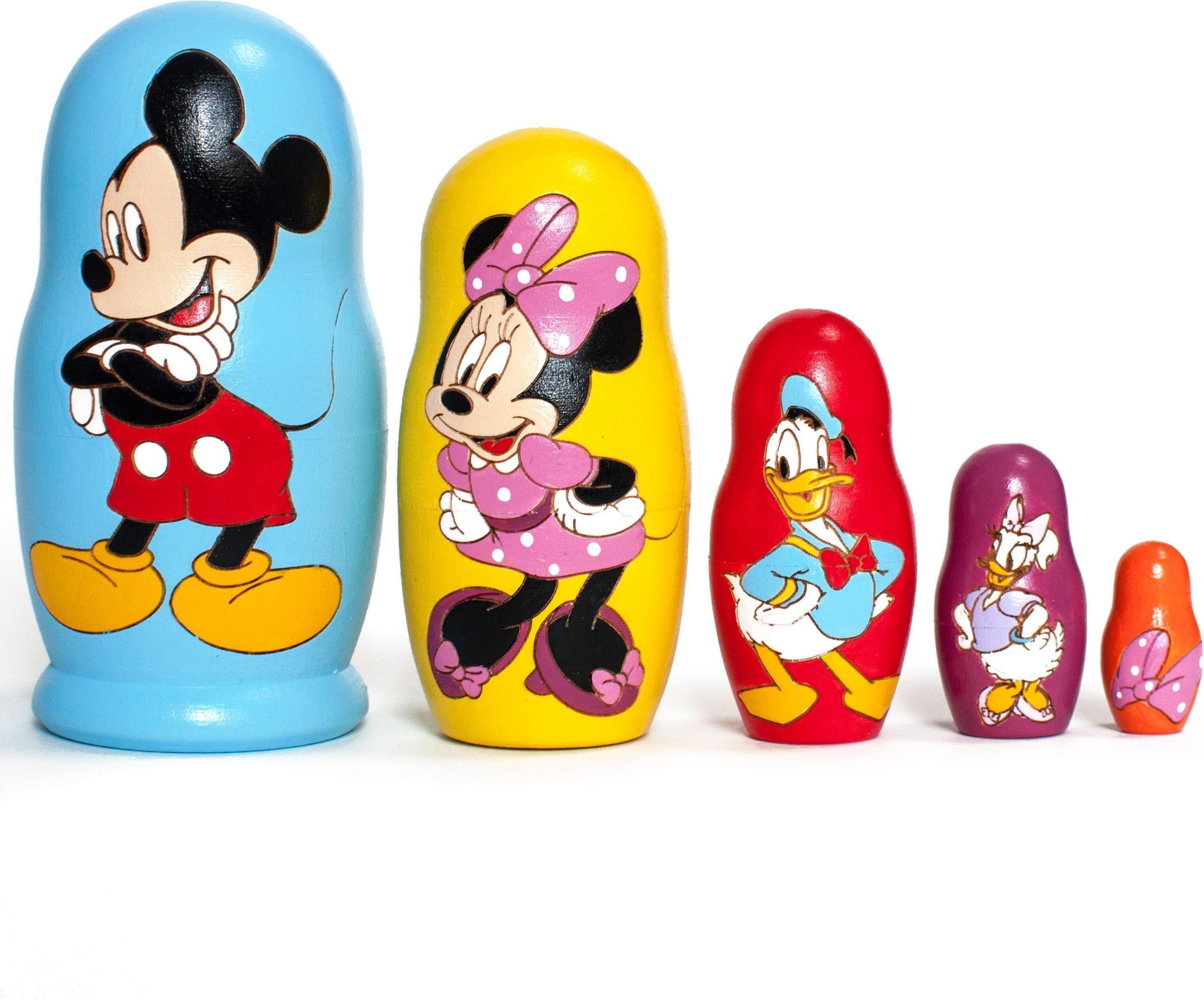 

Игрушка Уланик Матрешка Микки Маус [dis-msp0502-002], Матрешка Микки Маус