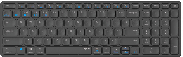 

Клавиатура Rapoo E9700M DARK GREY серый (14515)