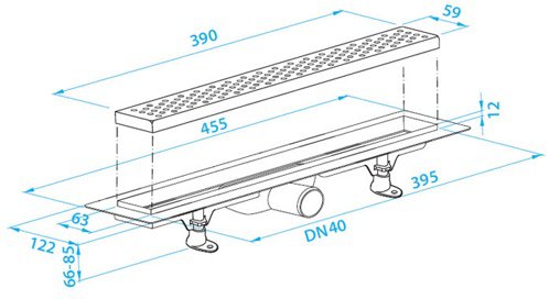 

Трап для душа Plast Brno SZE3390, SZE3390