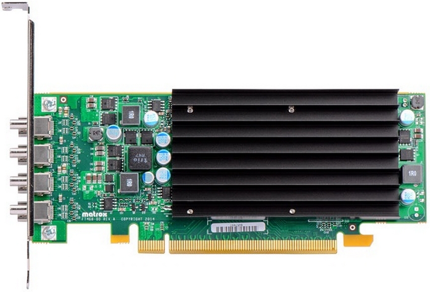 

Видеокарта Matrox C420 LP PCIE X16 2GB ROH [C420-E4GBLAF], Видеокарта Matrox C420 2GB GDDR5 (C420-E4GBLAF)