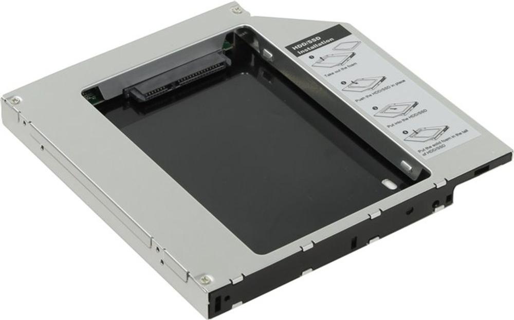 

Адаптер AgeStar ISMR2S (12.7 мм), Сменный бокс для HDD ISMR2S SATA 2.5