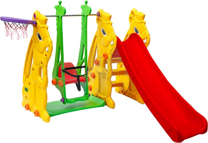 

Игровой центр детский Perfetto Sport Горка + качели Кролик PS-033 [СГ000000948], Горка + качели Кролик PS-033