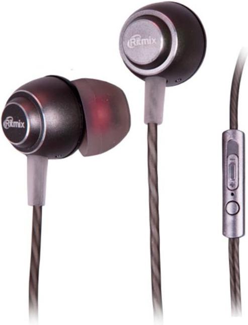 

Наушники с микрофоном Ritmix RH-150M (серый), Наушники Ritmix RH-150M Space grey