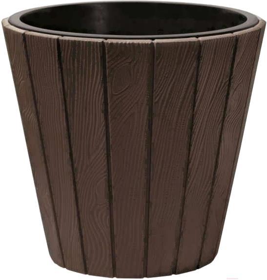 

Горшок для растений Prosperplast Woode DBWO490-R222 коричневый, Woode