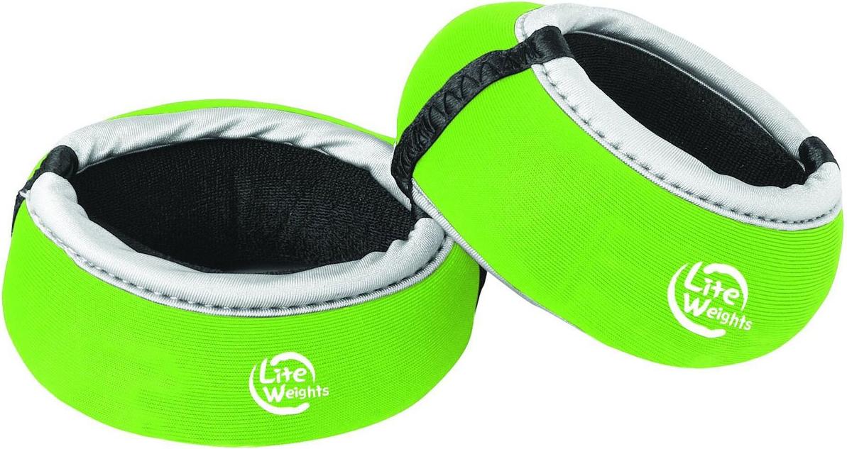 

Комплект утяжелителей Lite Weights 5825LW 2 шт х 0.25 кг салатовый, 5825LW 0,25кг*2шт