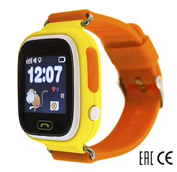 

Умные часы Smart Baby Watch Q80 желтый/оранжевый, Q80
