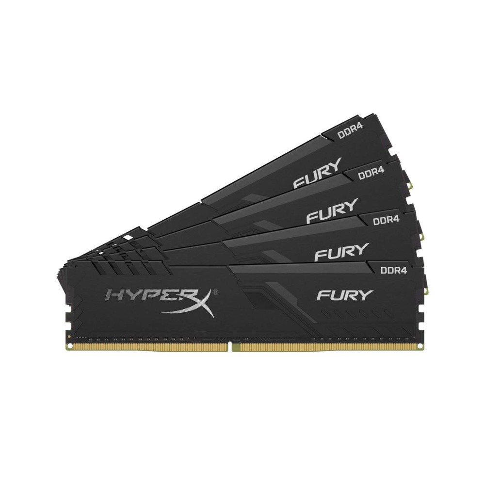 

Оперативная память Kingston HyperX Fury DDR 4 DIMM 32Gb PC25600 Black [HX432C16FB3K4/32], HyperX Fury DDR 4 DIMM 32Gb PC25600