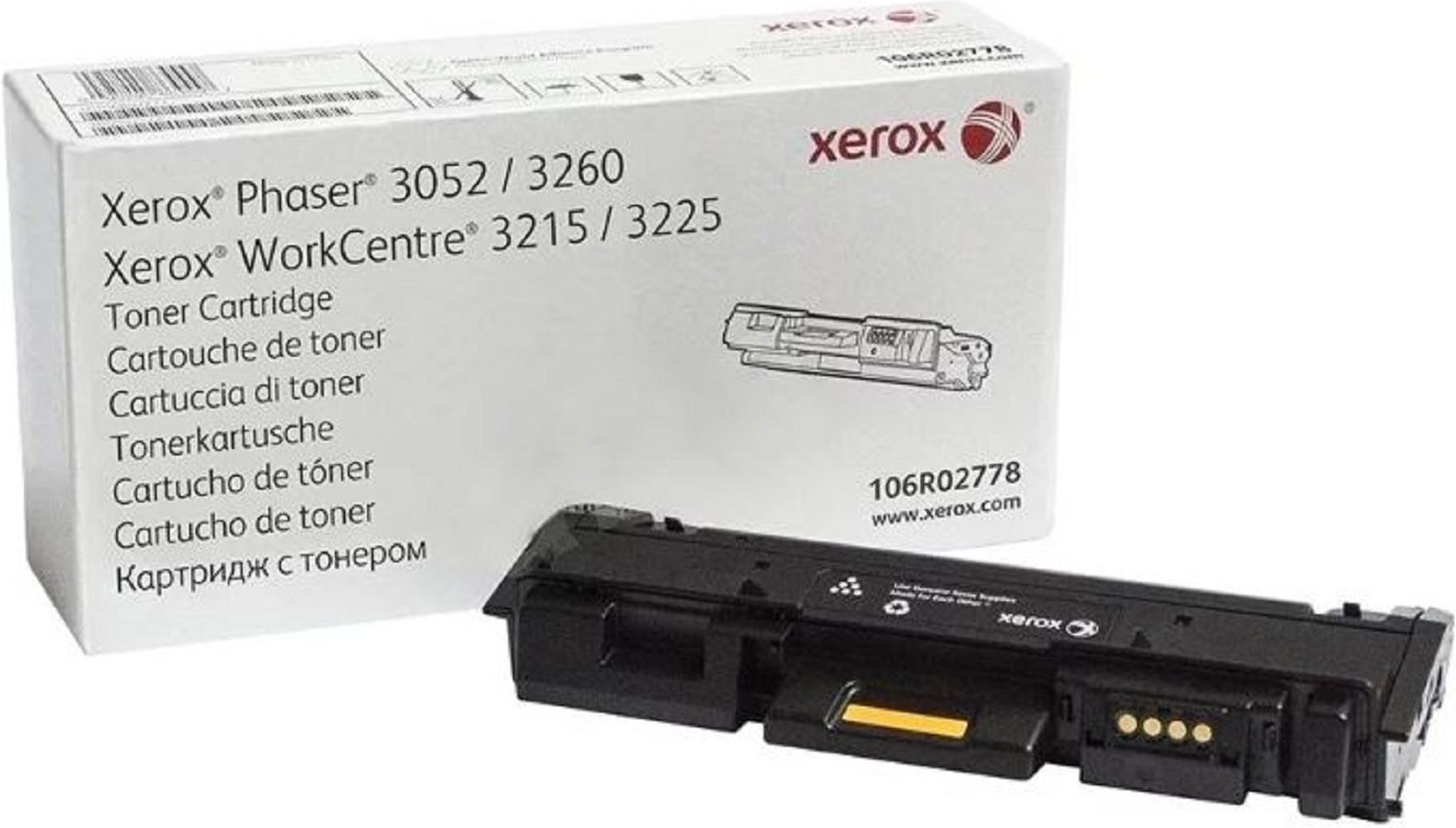 

Тонер-картридж Xerox Black/Черный [(106R02778)], Картридж Xerox 106R02778