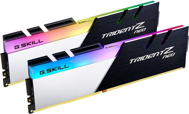 

Оперативная память G.Skill DDR IV 64Gb KiTof2 PC-25600 3200MHz Trident Z NEO RGB, Оперативная память G.Skill Trident Z Neo 2x32GB DDR4 PC4-25600 (F4-3200C16D-64GTZN)