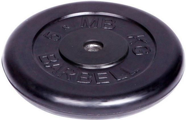 

Диск для штанги MB Barbell обрез. 26 мм 5 кг [MB-PltB26-5], обрез. 26 мм 5 кг