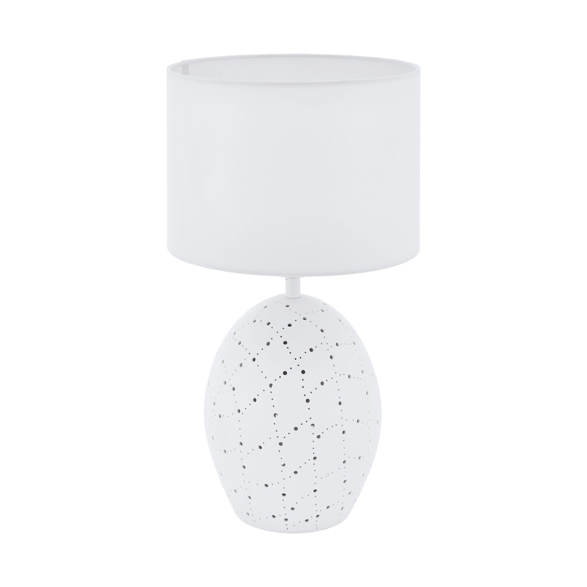 

Настольная лампа EGLO MONTALBANO, 1X60W (E27), 1х7W (E14), Ø260, H475 керамика, белый /текстиль, белый [98382], MONTALBANO, 1X60W (E27), 1х7W (E14), Ø260, H475