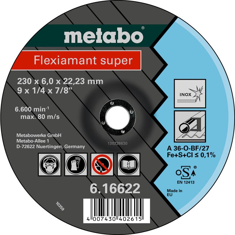 

Обдирочный круг Metabo Flexiamant S [616610000], Обдирочный круг Metabo Flexiamant S 616610000