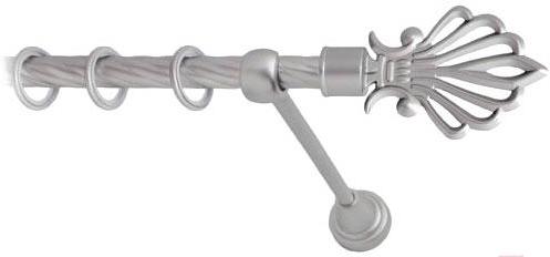 

Карниз Lm Decor Веер 006 1р витой 3м сатин, Веер 006 1р витой 16мм 3.0м