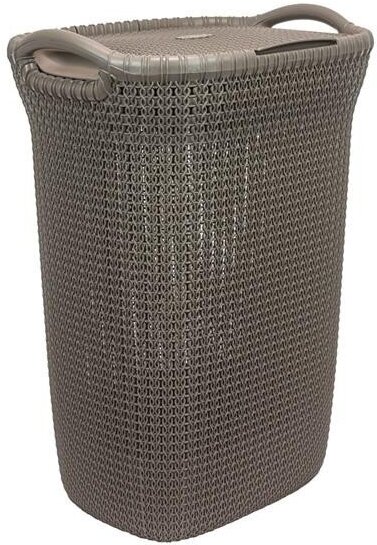 

Корзина бельевая Curver KNIT LAUNDRY HAMPER BROWN STD 57L (тёмно-коричневый), Корзина Curver Knit 57L 228410 (коричневый)