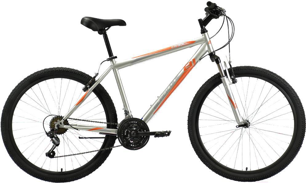 

Велосипед Black One Onix 26 2021 20 серебристый/оранжевый, Onix 26 2021 20
