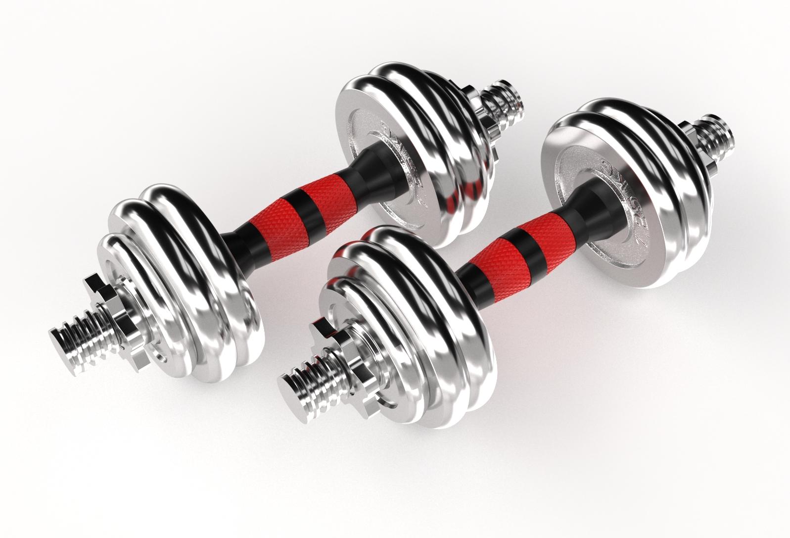 

Набор гантелей UnixFit в кейсе 15kg [DBKITU15], в кейсе 15kg