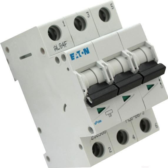 

Розетка и выключатель Eaton PL6 3P 6А C 6кА 3M, PL6 3P 6А C 6кА 3M