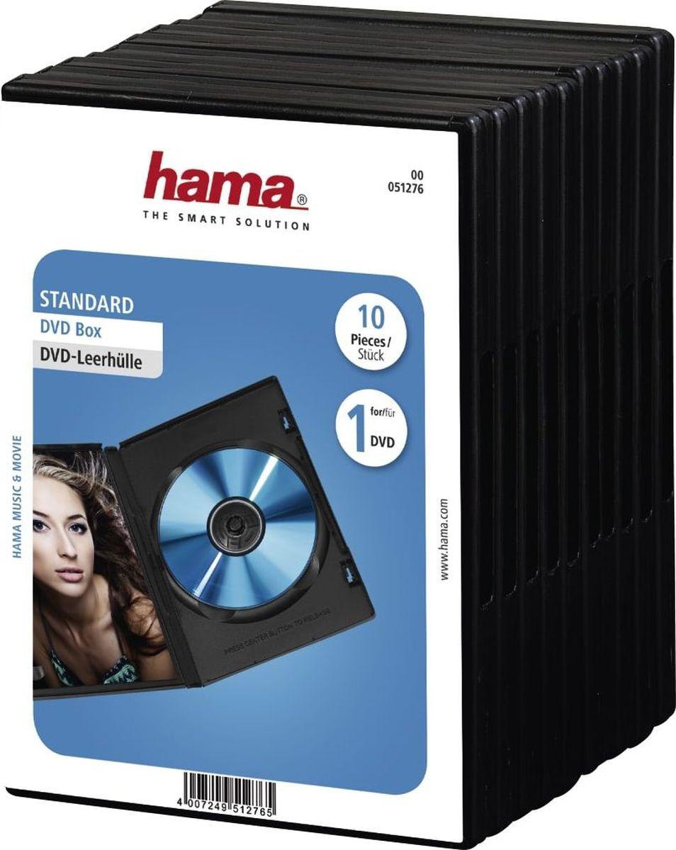 

Футляр для CD диска Hama H-51276 Jewel Case 10 шт [00051276], H-51276 Jewel Case 10 шт