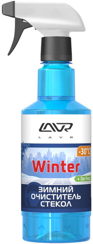 

Зимний очиститель стекол Lavr Glass Cleaner Anti Ice 500мл (Ln1301)