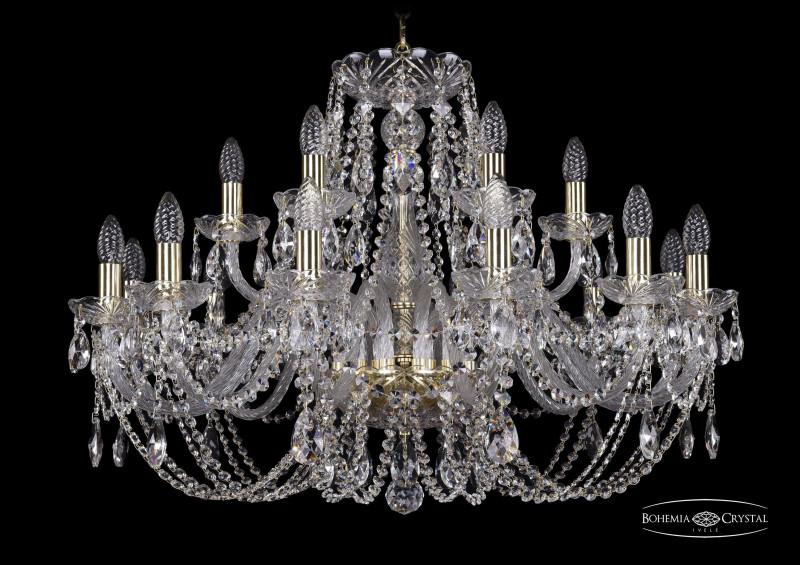 

Подвесная люстра Bohemia Ivele Crystal 1406/12+6/300/G