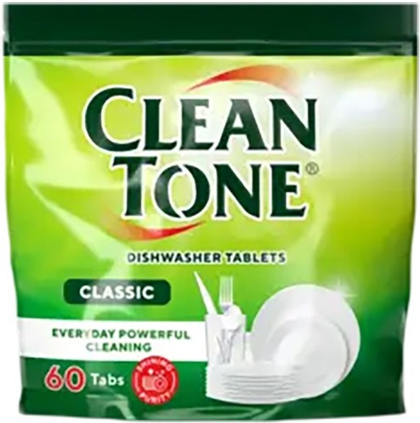 

Таблетки для посудомоечной машины Clean Tone 60шт (9441180003)