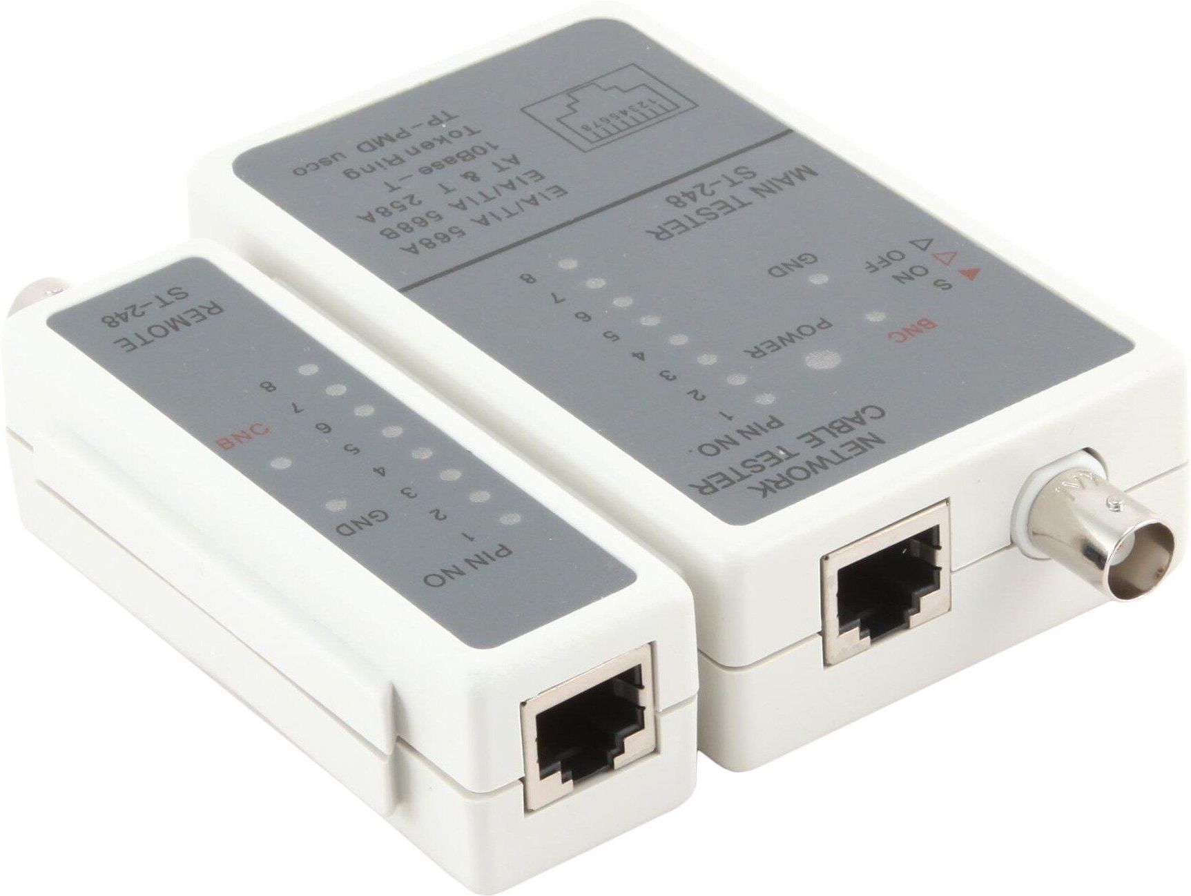 

Тестер Gembird Cablexpert NCT-1 [1068], Мультиметр Gembird Cablexpert NCT-1 для RJ-45 RG-58