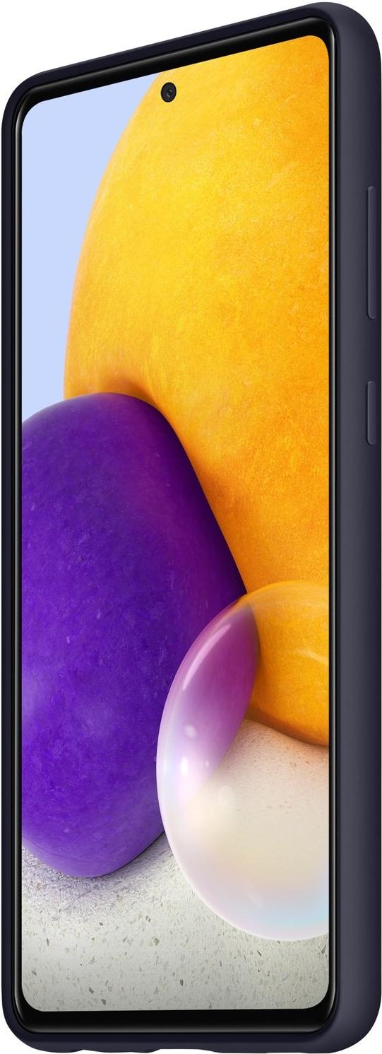 

Чехол для телефона Samsung Silicone Cover для A72 черный [EF-PA725TBEGRU], Silicone Cover для A72