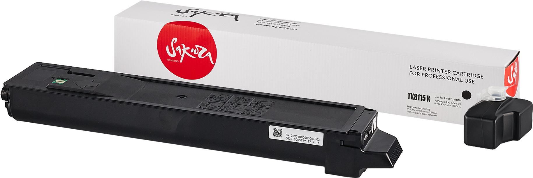 

Картридж Sakura Printing TK-8115K (SATK8115K)
