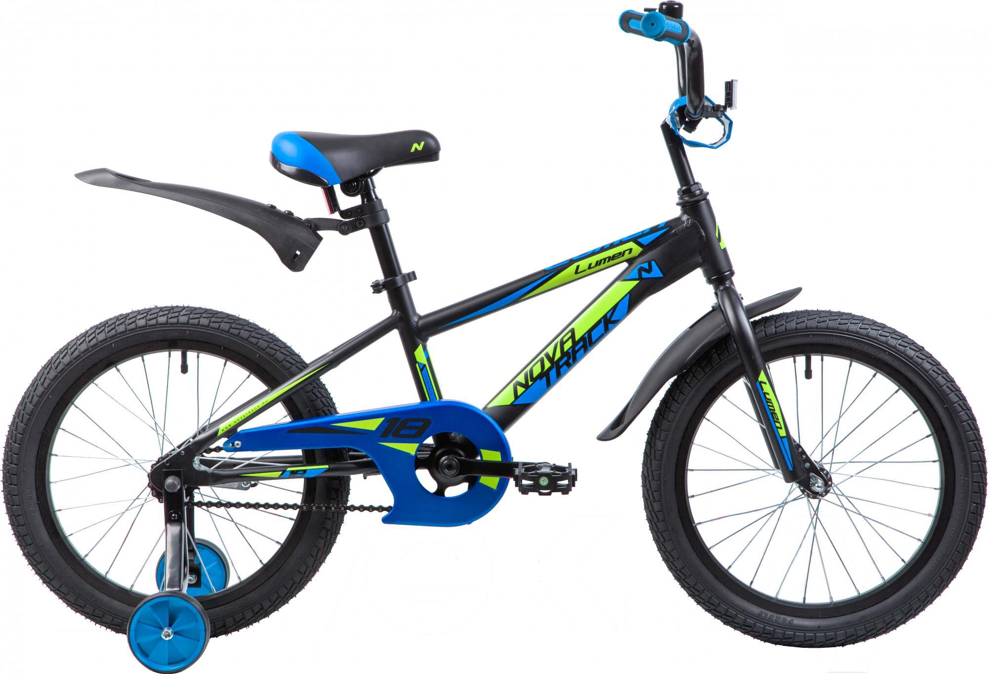 

Велосипед детский Novatrack Lumen 18'' черный [185ALUMEN.BK9], Lumen 18"